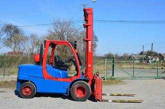 Použité vysokozdvižné vozíky HYSTER H5.5 FT  GAS VIERRADFRONTSTAPLER (13031519)