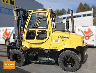 Použité vysokozdvižné vozíky HYSTER H7.0FT DIESEL VIERRADFRONTSTAPLER (13026611)