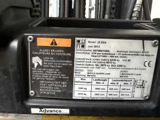 Použité vysokozdvižné vozíky HYSTER J5.0XN ELEKTRO VIERRADFRONTSTAPLER (13068848)