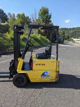 Použité vysokozdvižné vozíky HYSTER chariot élévateur à fourches ELEKTRO VIERRADFRONTSTAPLER (12900089) backdrop