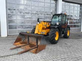 Použité vysokozdvižné vozíky JCB 535-95 / nur 1.354h / Palettengabel & Schaufel DIESEL TELESKOPARMSTAPLER (13064795)