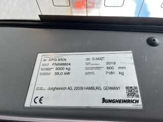 Použité vysokozdvižné vozíky JUNGHEINRICH DFGS50s DIESEL VIERRADFRONTSTAPLER (13013987)