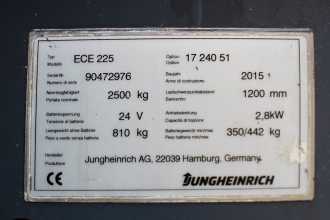 Použité vysokozdvižné vozíky JUNGHEINRICH ECE 225 2400x510mm ELEKTRO NIEDERHUBKOMMISSIONIERER (13012446)