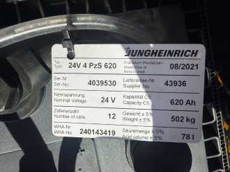 Použité vysokozdvižné vozíky JUNGHEINRICH ECE 225 Baujahr 2017 Stunden 2989 Akku 2021 ELEKTRO NIEDERHUBKOMMISSIONIERER (13039537)