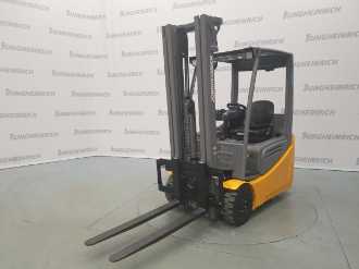 Použité vysokozdvižné vozíky JUNGHEINRICH EFG 216k SP GE 115-500 DZ ELEKTRO VIERRADFRONTSTAPLER (13008785) backdrop