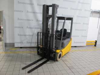 Použité vysokozdvižné vozíky JUNGHEINRICH EFG 216k SP GE 115-550 DZ ELEKTRO VIERRADFRONTSTAPLER (13003896) backdrop