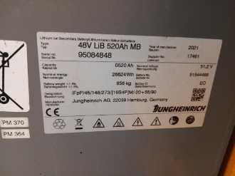 Použité vysokozdvižné vozíky JUNGHEINRICH EFG 218k LI SP G+E 115 500 DZ ELEKTRO VIERRADFRONTSTAPLER (13073532)