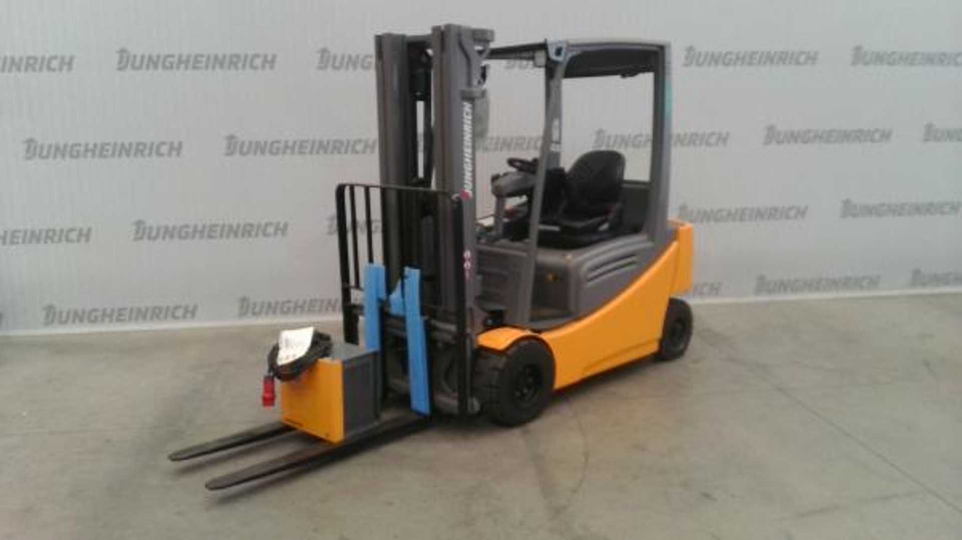 Použité vysokozdvižné vozíky JUNGHEINRICH EFG 320 SP G+E 115-440 DZ ELEKTRO VIERRADFRONTSTAPLER (13009949)