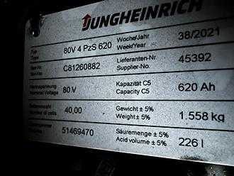 Použité vysokozdvižné vozíky JUNGHEINRICH EFG 430k ELEKTRO VIERRADFRONTSTAPLER (13076206)