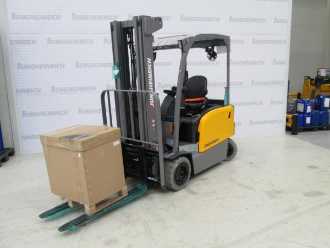 Použité vysokozdvižné vozíky JUNGHEINRICH EFG BC 320 SP G+E 115-500 DZ Li-ion ELEKTRO VIERRADFRONTSTAPLER (13003499) backdrop