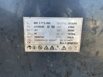 Použité vysokozdvižné vozíky JUNGHEINRICH EFG430K ELEKTRO VIERRADFRONTSTAPLER (13042841)