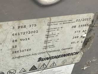 Použité vysokozdvižné vozíky JUNGHEINRICH EJC 214 Baujahr 2016 HH 2700 MIt Waage ELEKTRO HOCHHUBWAGENDEICHSEL (13056877)