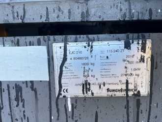 Použité vysokozdvižné vozíky JUNGHEINRICH EJC216 ELEKTRO HOCHHUBWAGENDEICHSEL (13040742)
