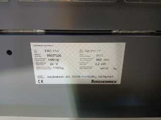 Použité vysokozdvižné vozíky JUNGHEINRICH ERC 214i FP 115 250 ZT ELEKTRO HOCHHUBWAGENFAHRERSTAND (13073186)