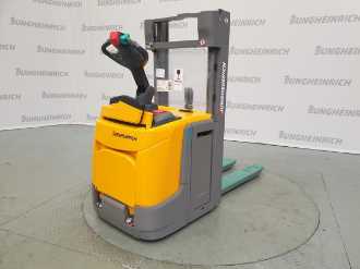 Použité vysokozdvižné vozíky JUNGHEINRICH ERC 216z Li KP 115-240 ZZ ELEKTRO HOCHHUBWAGENFAHRERSTAND (13073193) backdrop