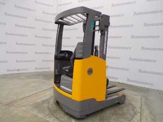Použité vysokozdvižné vozíky JUNGHEINRICH ETV 214 Li MP E GE 115 530 DZ ELEKTRO SCHUBMASTSTAPLER (12997886) backdrop