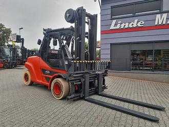 Použité vysokozdvižné vozíky LINDE  H80T-03/1100 GAS VIERRADFRONTSTAPLER (12999472)
