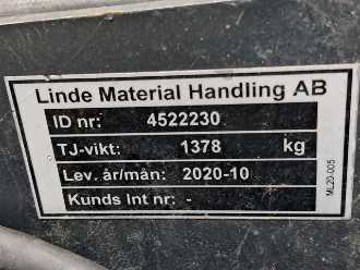 Použité vysokozdvižné vozíky LINDE D12HPSP ELEKTRO HOCHHUBWAGENFAHRERSTAND (13058622)