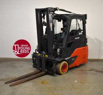 Použité vysokozdvižné vozíky LINDE E 18 L EVO 386-02 ELEKTRO DREIRADFRONTSTAPLER (12909989) backdrop
