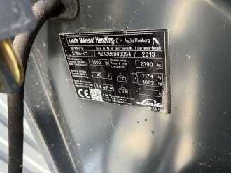 Použité vysokozdvižné vozíky LINDE E16H-02 ELEKTRO DREIRADFRONTSTAPLER (12975801)