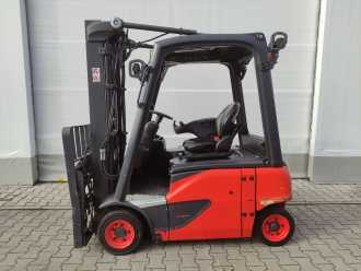 Použité vysokozdvižné vozíky LINDE E16P-02/386 EVO ELEKTRO VIERRADFRONTSTAPLER (13073603) backdrop