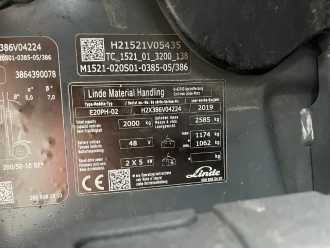 Použité vysokozdvižné vozíky LINDE E20PH-02 ELEKTRO VIERRADFRONTSTAPLER (13067536)