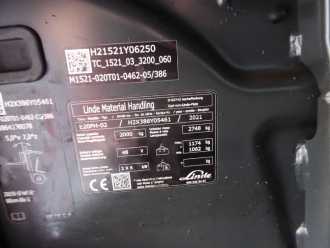 Použité vysokozdvižné vozíky LINDE E20PH-02 ELEKTRO VIERRADFRONTSTAPLER (13075057)