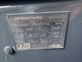 Použité vysokozdvižné vozíky LINDE E25H-01/600 /Baujahr 2014 / Akku 2023/ HH 6,75M ELEKTRO VIERRADFRONTSTAPLER (13065173)