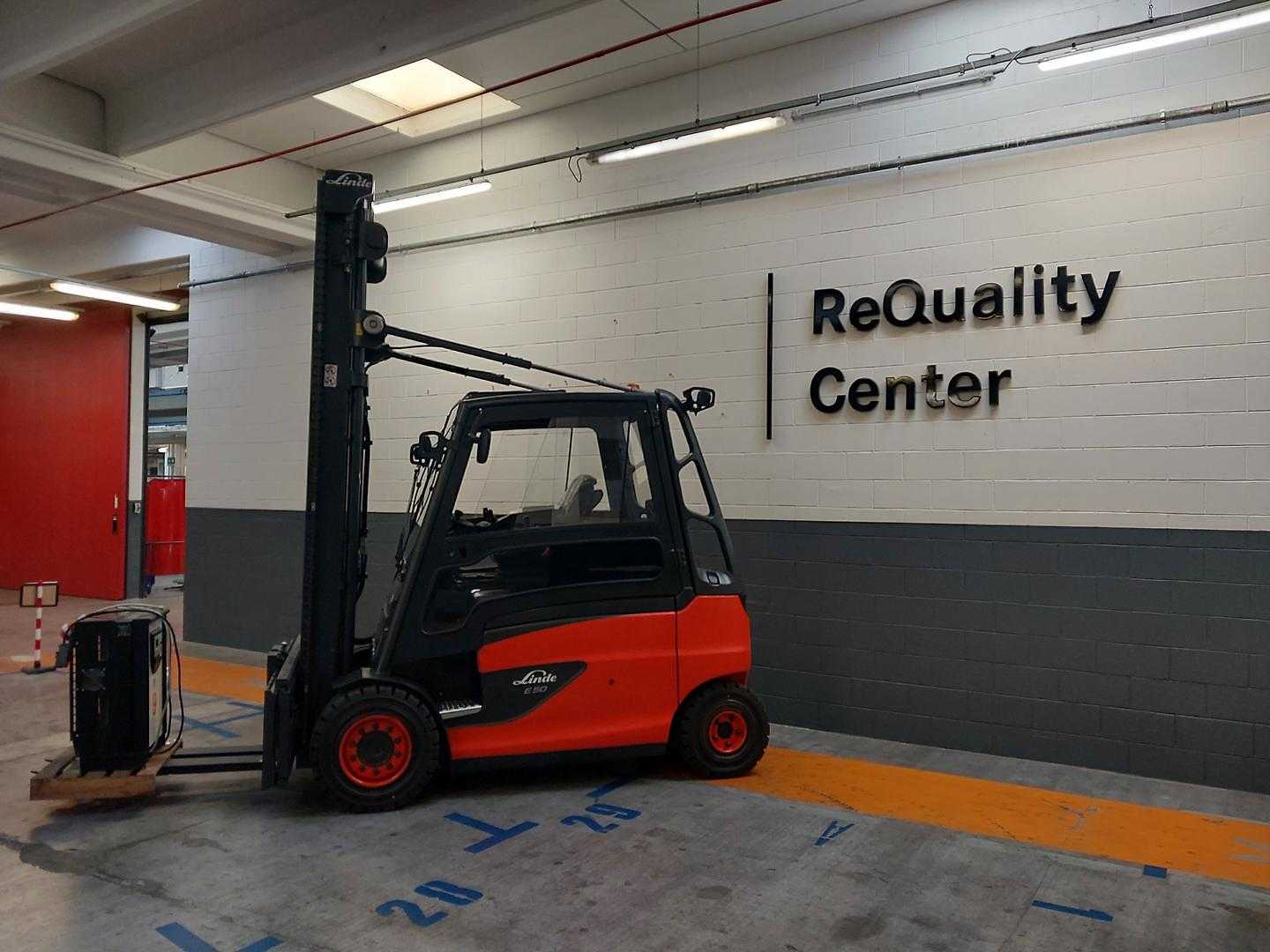 Použité vysokozdvižné vozíky LINDE E50 HL ELEKTRO VIERRADFRONTSTAPLER (13032484)