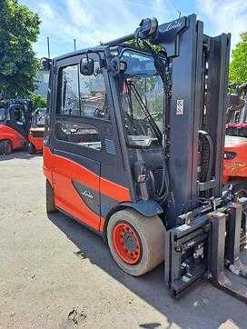 Použité vysokozdvižné vozíky LINDE E50HL ELEKTRO VIERRADFRONTSTAPLER (13051313)