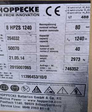 Použité vysokozdvižné vozíky LINDE E60 ELEKTRO VIERRADFRONTSTAPLER (12876663)