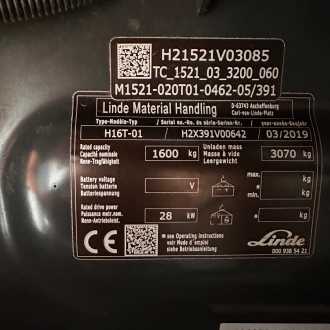 Použité vysokozdvižné vozíky LINDE H 16 T GAS VIERRADFRONTSTAPLER (13076191)