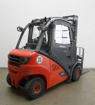 Použité vysokozdvižné vozíky LINDE H 25 D EVO 392-02 DIESEL VIERRADFRONTSTAPLER (13065833)