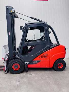Použité vysokozdvižné vozíky LINDE H 35 D-02 EVO 3B Triplex Kabine STVO DIESEL VIERRADFRONTSTAPLER (13042608)