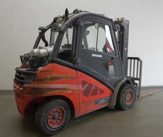 Použité vysokozdvižné vozíky LINDE H 40 T EVO 394-02 GAS VIERRADFRONTSTAPLER (12964171)
