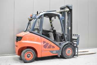 Použité vysokozdvižné vozíky LINDE H 50 D - 01 /58591/ DIESEL VIERRADFRONTSTAPLER (13074557)
