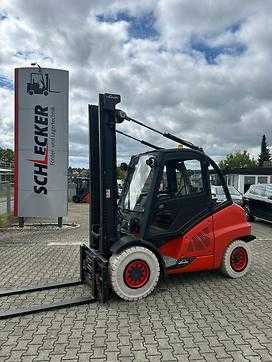 Použité vysokozdvižné vozíky LINDE H 50D-02/600 Vorführmaschine 200 Stunden neuwertig  DIESEL VIERRADFRONTSTAPLER (12863791) backdrop
