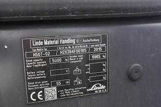 Použité vysokozdvižné vozíky LINDE H 50T-02 - Triplex - 6.883 Stunden GAS VIERRADFRONTSTAPLER (13065002)