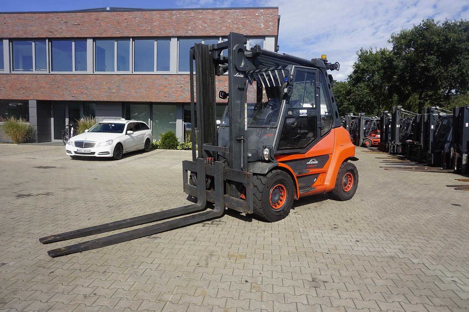 Použité vysokozdvižné vozíky LINDE H 60D-03 - Top Zustand DIESEL VIERRADFRONTSTAPLER (13066255)