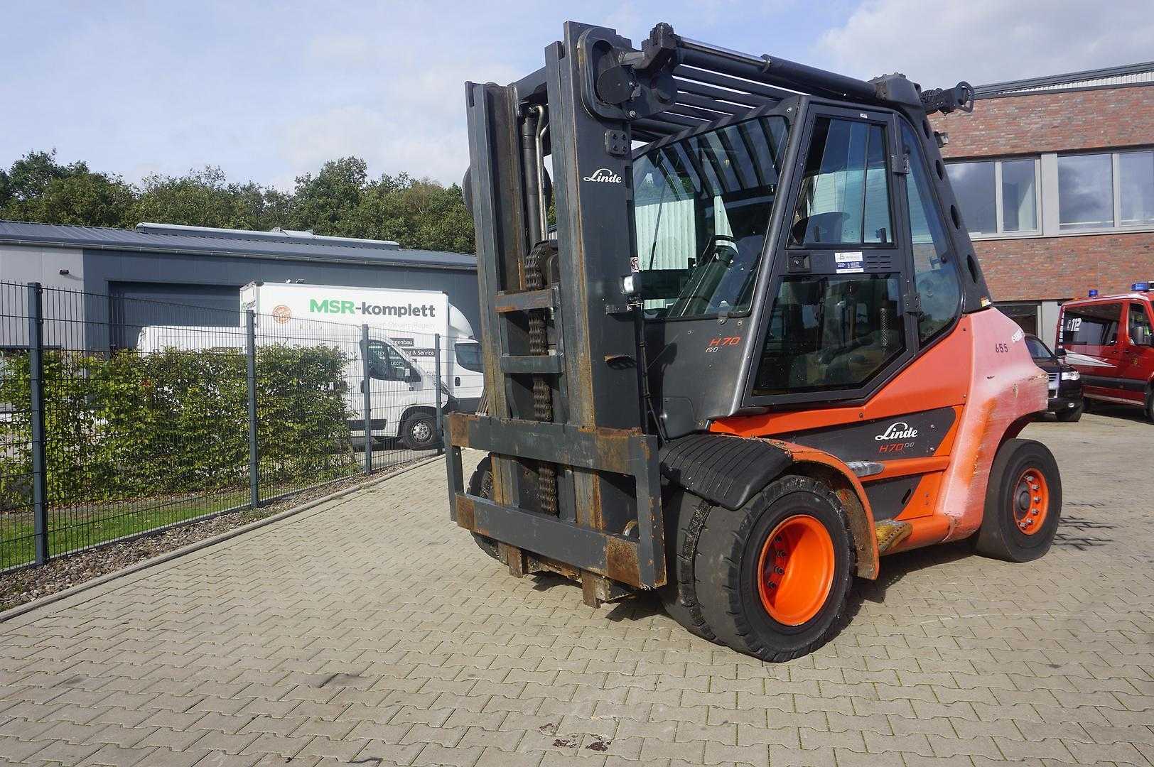 Použité vysokozdvižné vozíky LINDE H 70D-03 - Triplex DIESEL VIERRADFRONTSTAPLER (13068753)