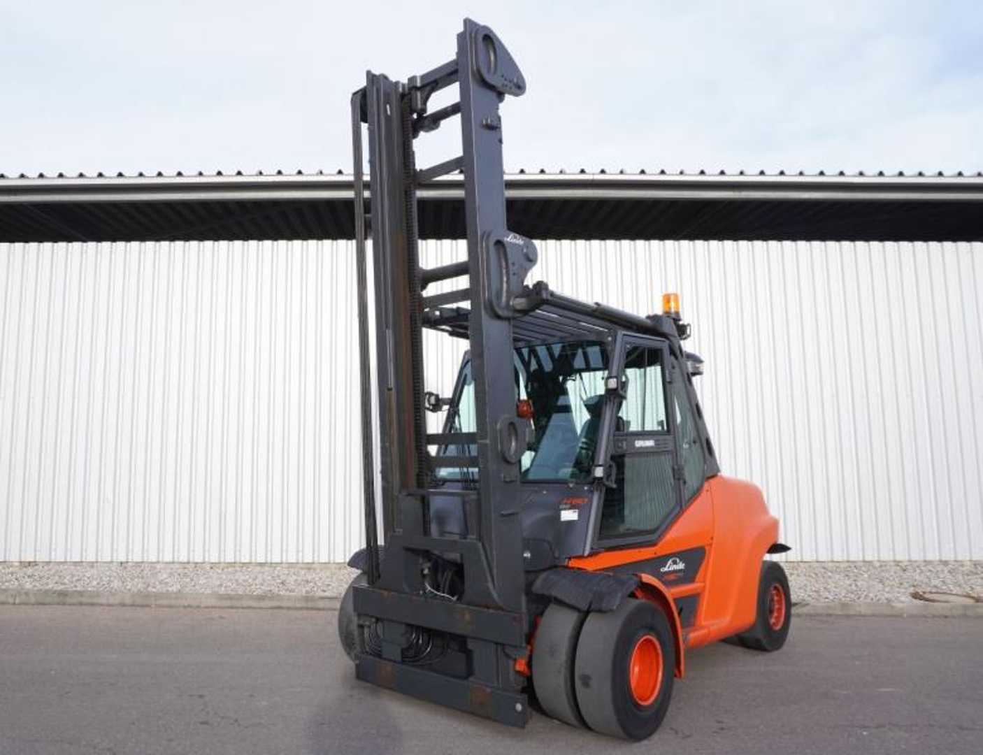 Použité vysokozdvižné vozíky LINDE H 80 D/1100 EVO 396-03 DIESEL VIERRADFRONTSTAPLER (13002499)