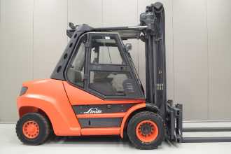 Použité vysokozdvižné vozíky LINDE H 80 D/900 /7575/ DIESEL VIERRADFRONTSTAPLER (13070395)