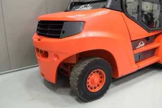 Použité vysokozdvižné vozíky LINDE H 80 D/900 /7575/ DIESEL VIERRADFRONTSTAPLER (13070395)