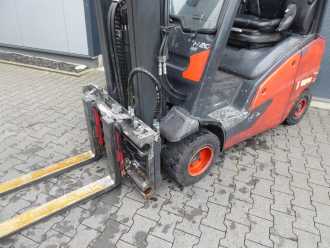 Použité vysokozdvižné vozíky LINDE H20T-01 GAS VIERRADFRONTSTAPLER (13041401)