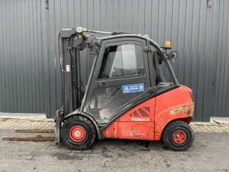 Použité vysokozdvižné vozíky LINDE H30D DIESEL VIERRADFRONTSTAPLER (13050993)