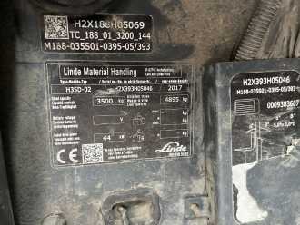 Použité vysokozdvižné vozíky LINDE H35D-02 DIESEL VIERRADFRONTSTAPLER (13028722)