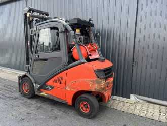 Použité vysokozdvižné vozíky LINDE H35T-02 GAS VIERRADFRONTSTAPLER (13065726)