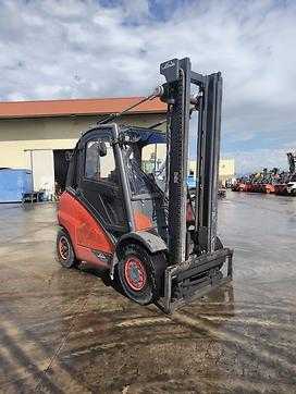 Použité vysokozdvižné vozíky LINDE H45D-02 DIESEL VIERRADFRONTSTAPLER (13071221)