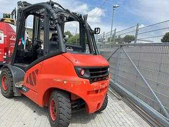 Použité vysokozdvižné vozíky LINDE H45D DIESEL VIERRADFRONTSTAPLER (12973750)
