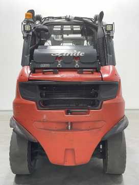 Použité vysokozdvižné vozíky LINDE H45T-02-394 GAS VIERRADFRONTSTAPLER (13038404)